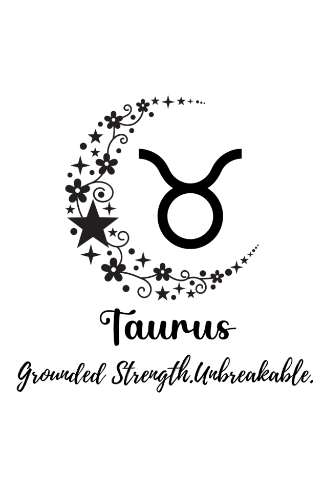 Grounded Strength – Taurus Unshakable Tee by AttraXtive